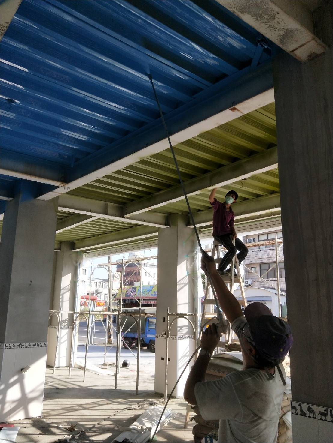 台南新營鐵皮屋油漆