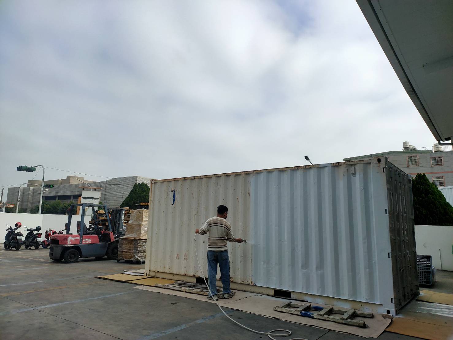 嘉義貨櫃屋油漆