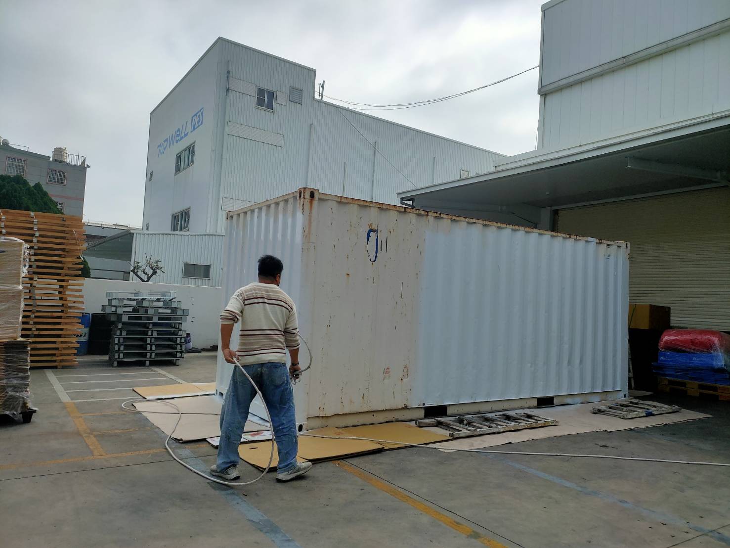 嘉義貨櫃屋油漆工程