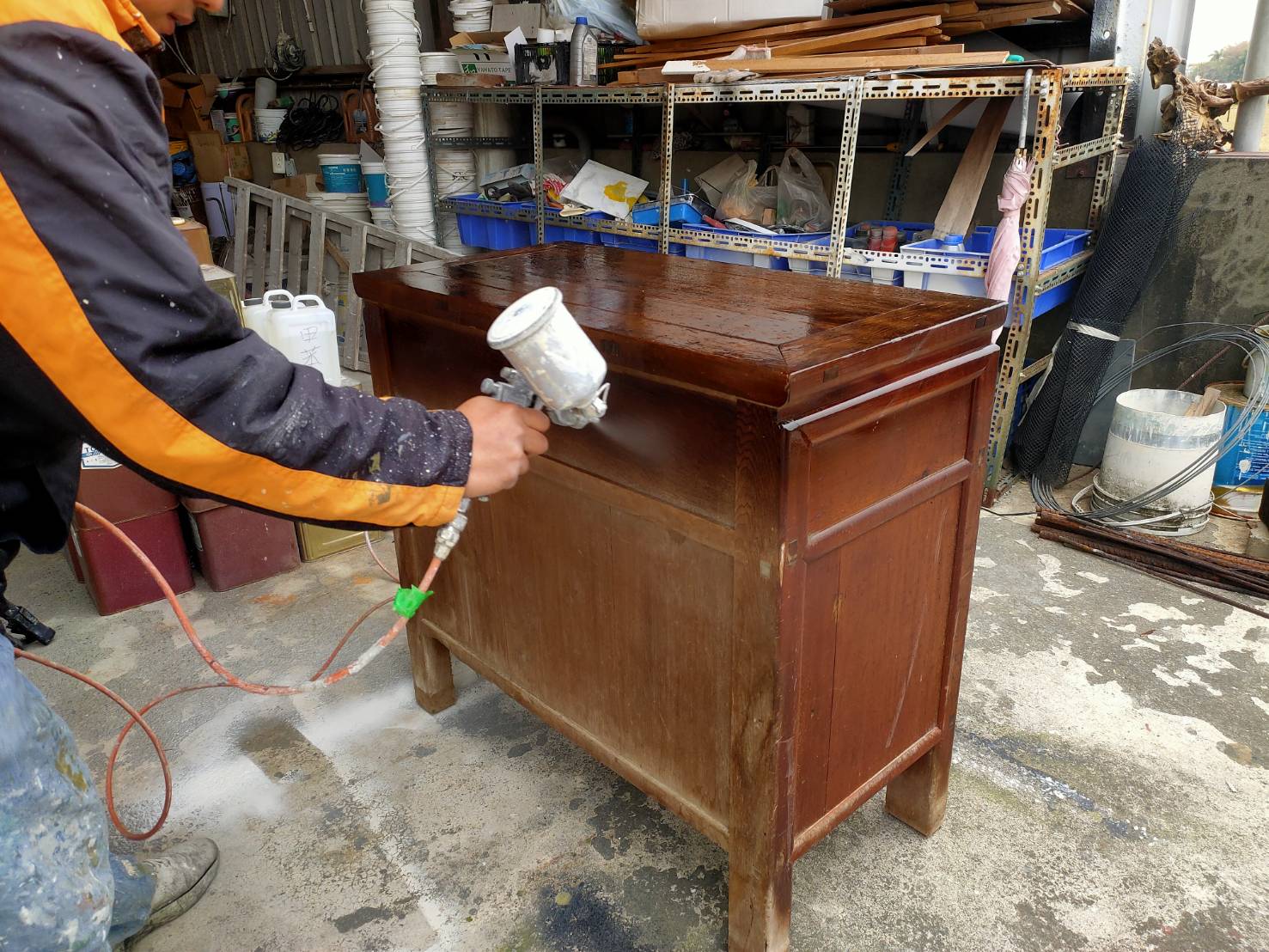 嘉義民雄木櫃烤漆